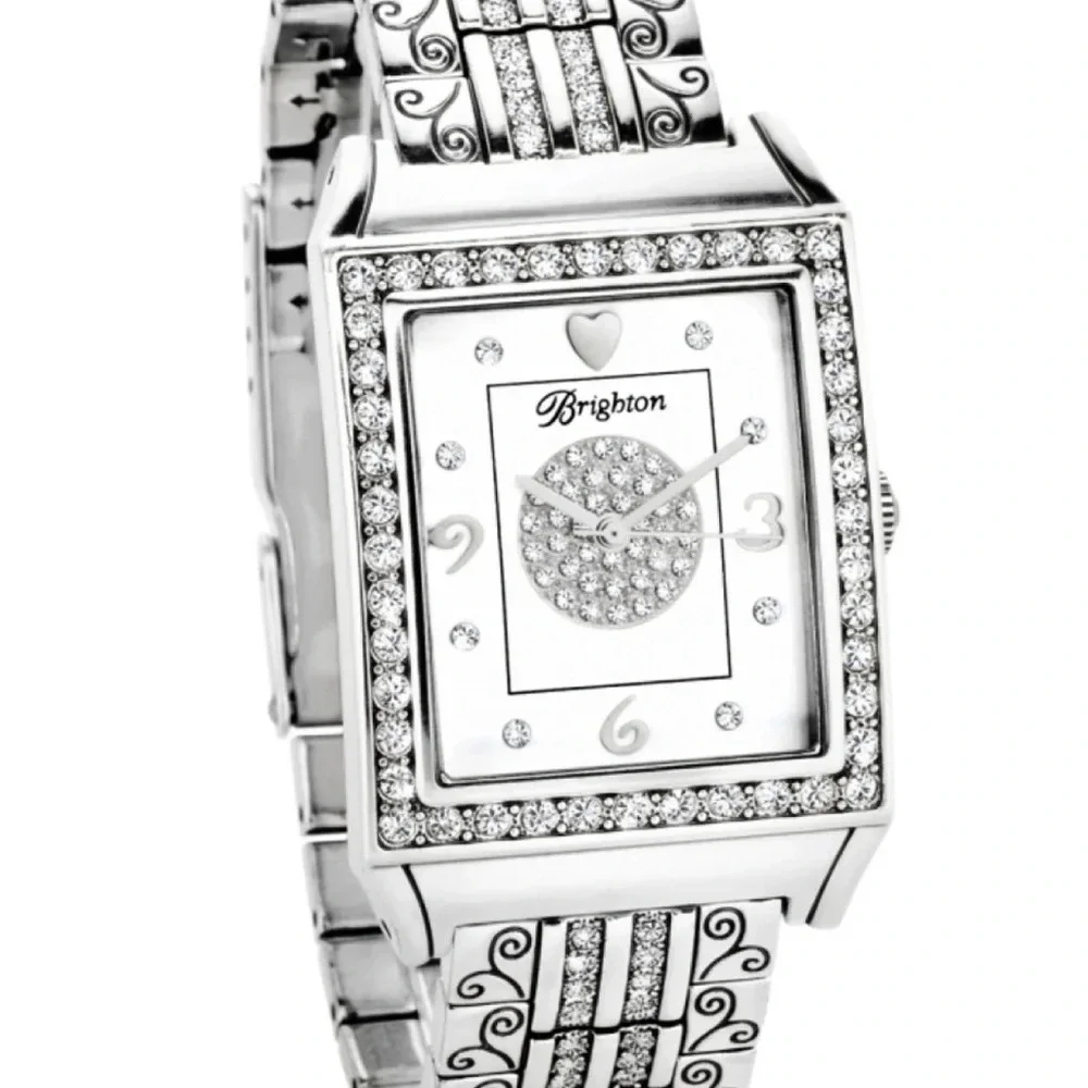 Brighton Diamond Bar Watch from the Diamond Bar Collection come with new battery